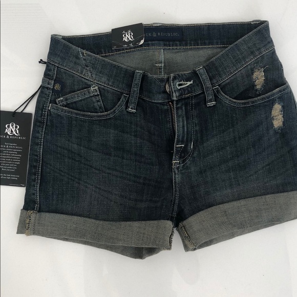 Rock & Republic Pants - NWT Rock & Republic distressed short jean shorts